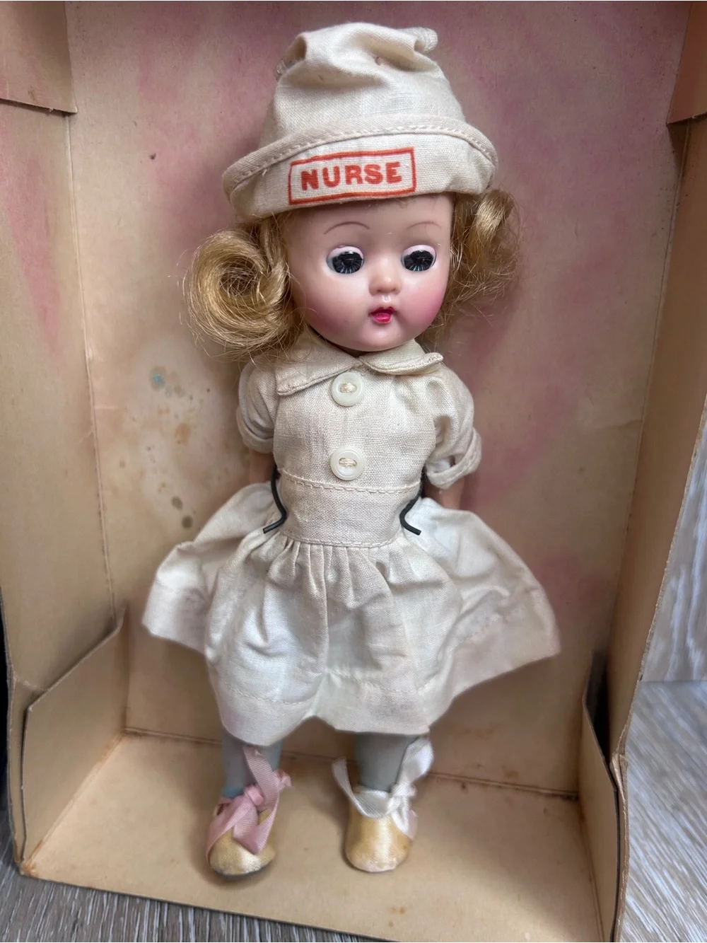 Vintage Vogue Ginny Doll 8” | 1950s Collectible Fashion Doll + Clothing Bundle!